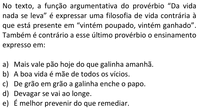 Questão 51 no caderno  da FUVEST 2016