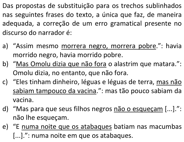 Questão 57 no caderno  da FUVEST 2016