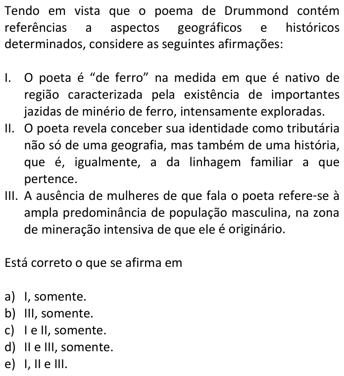 Questão 61 no caderno  da FUVEST 2016