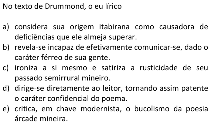 Questão 62 no caderno  da FUVEST 2016