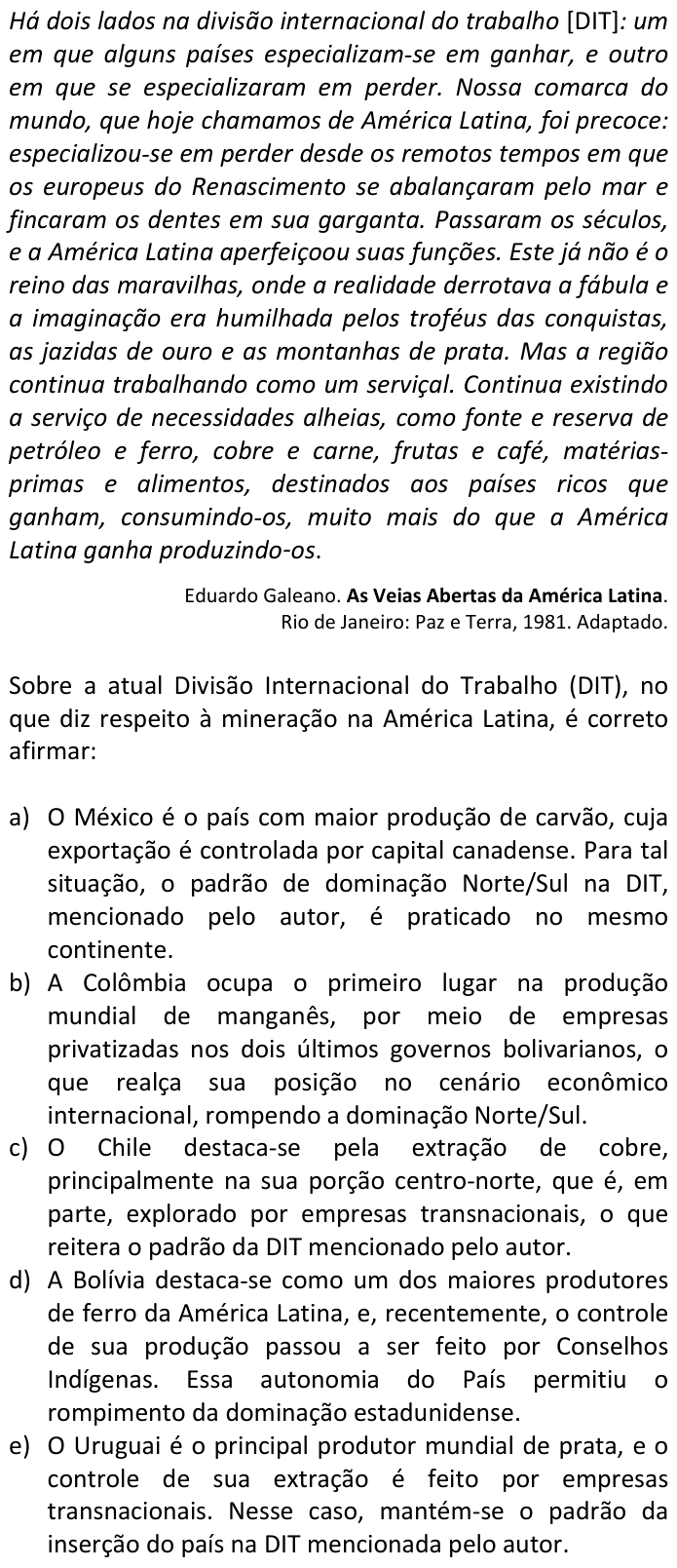 Questão 66 no caderno  da FUVEST 2016