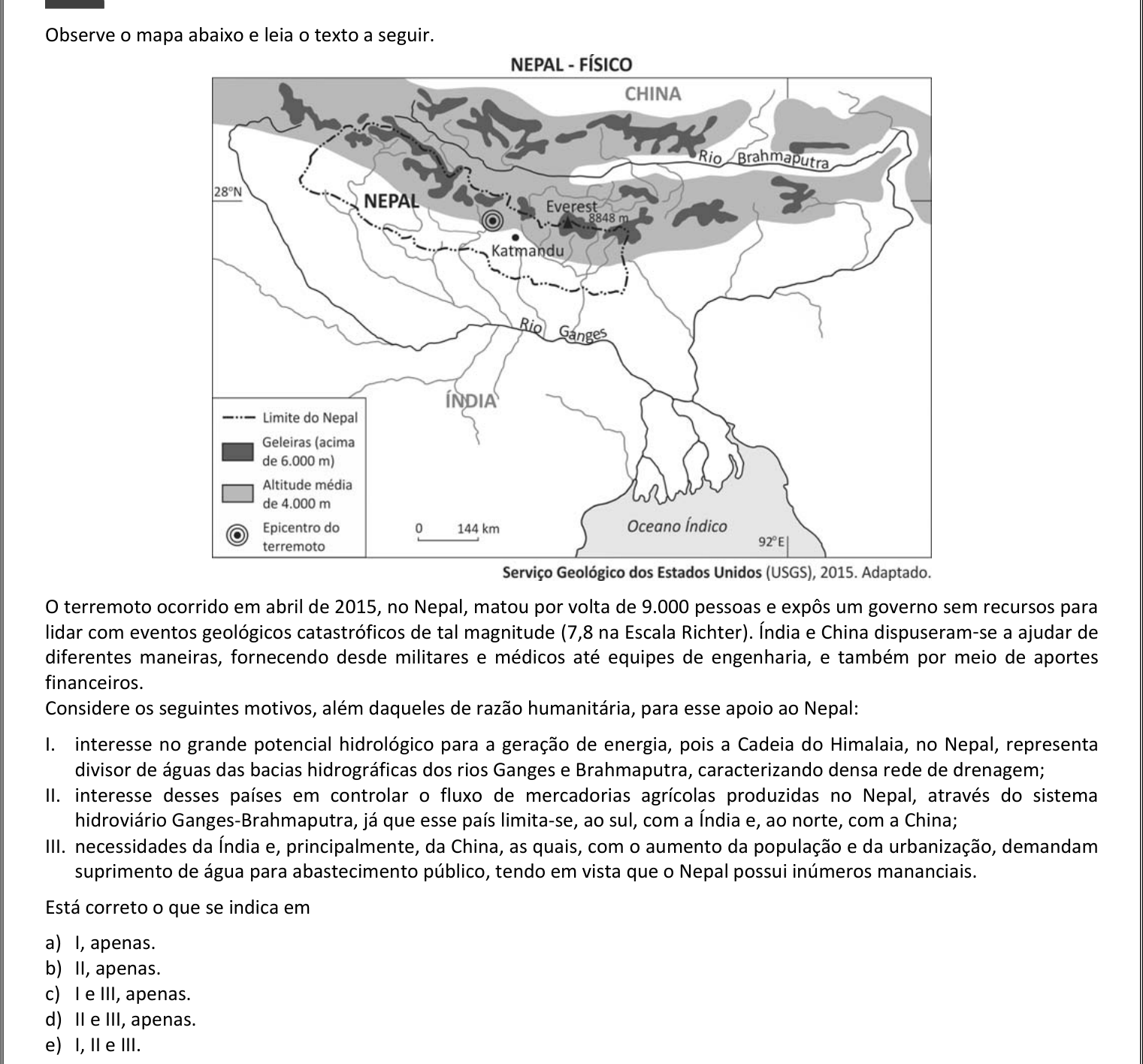 Questão 69 no caderno  da FUVEST 2016