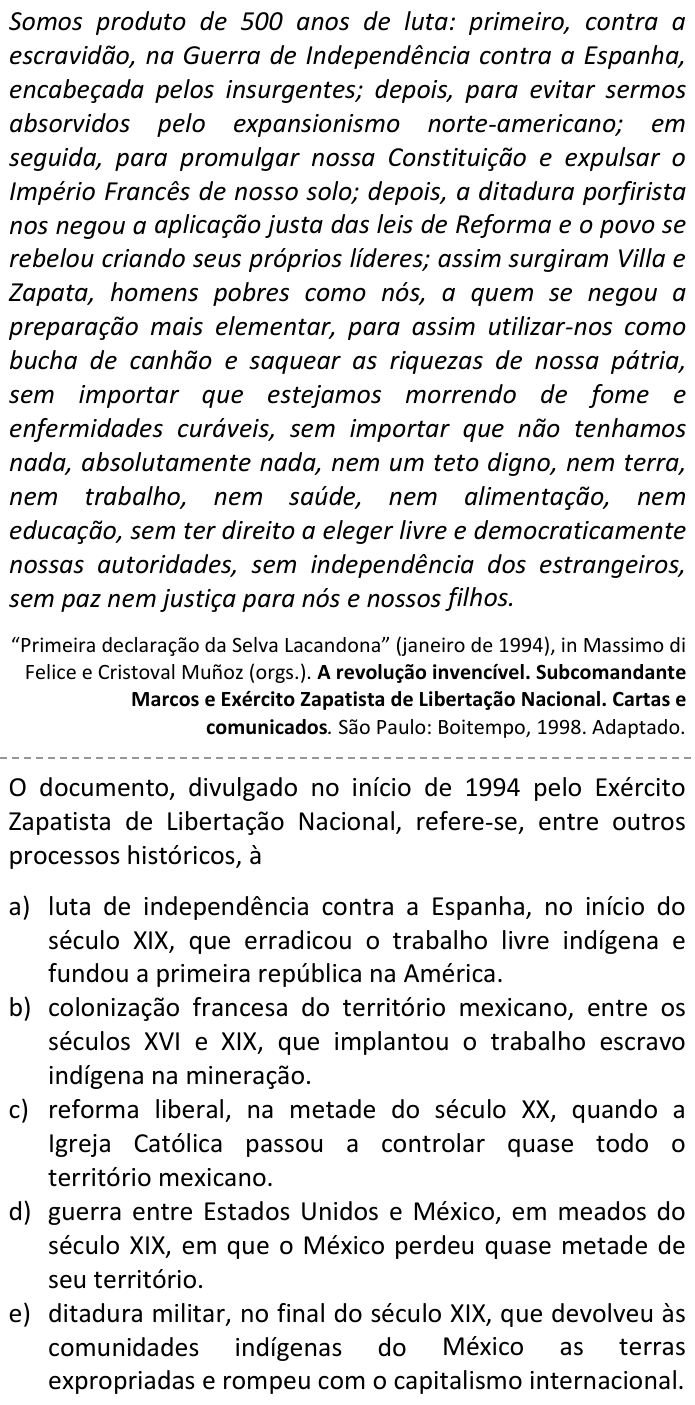 Questão 80 no caderno  da FUVEST 2016