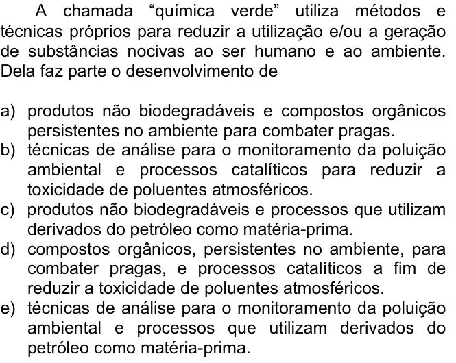 Questão 2 no caderno  da FUVEST 2009