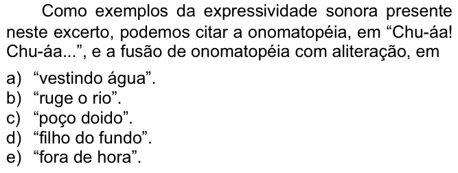 Questão 20 no caderno  da FUVEST 2009