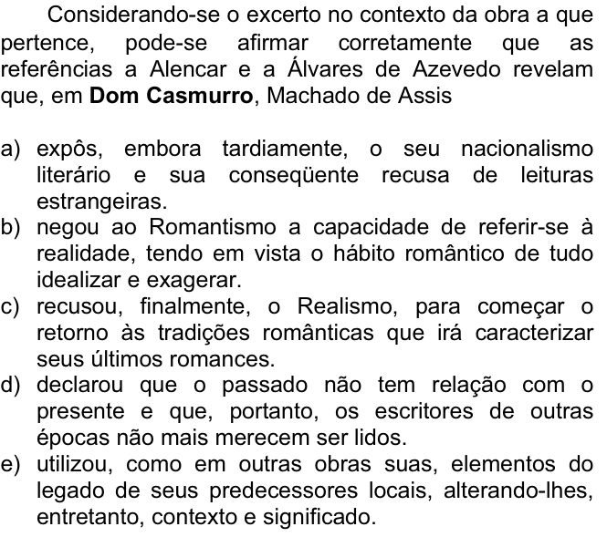 Questão 23 no caderno  da FUVEST 2009