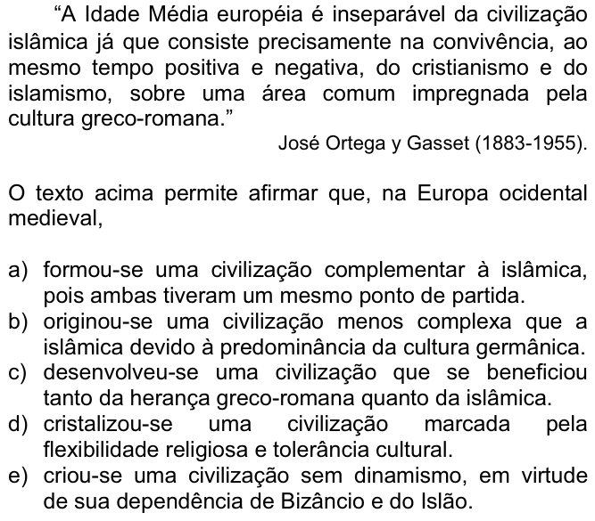 Questão 27 no caderno  da FUVEST 2009