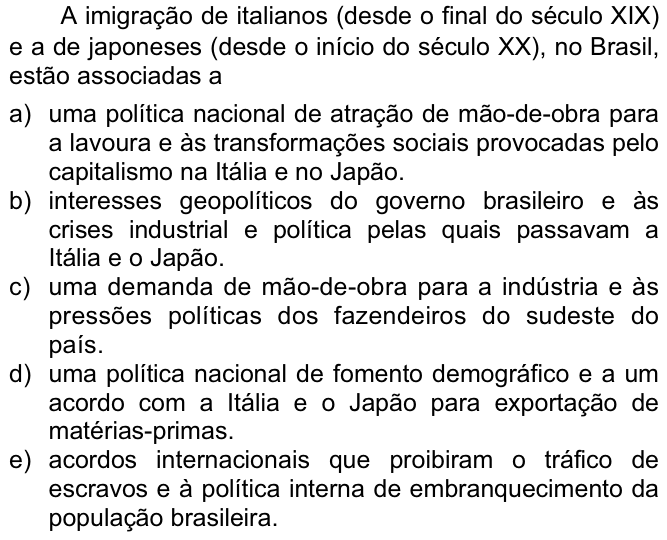 Questão 32 no caderno  da FUVEST 2009