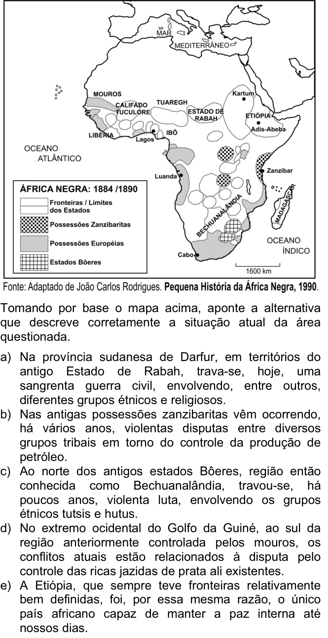 Questão 42 no caderno  da FUVEST 2009