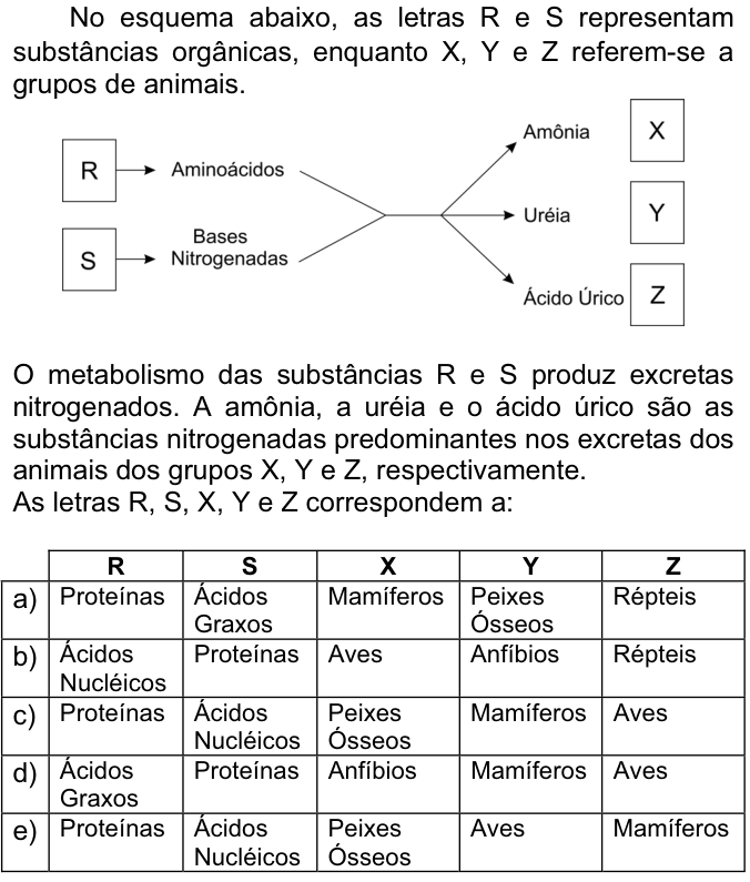 Questão 56 no caderno  da FUVEST 2009