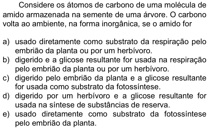 Questão 58 no caderno  da FUVEST 2009