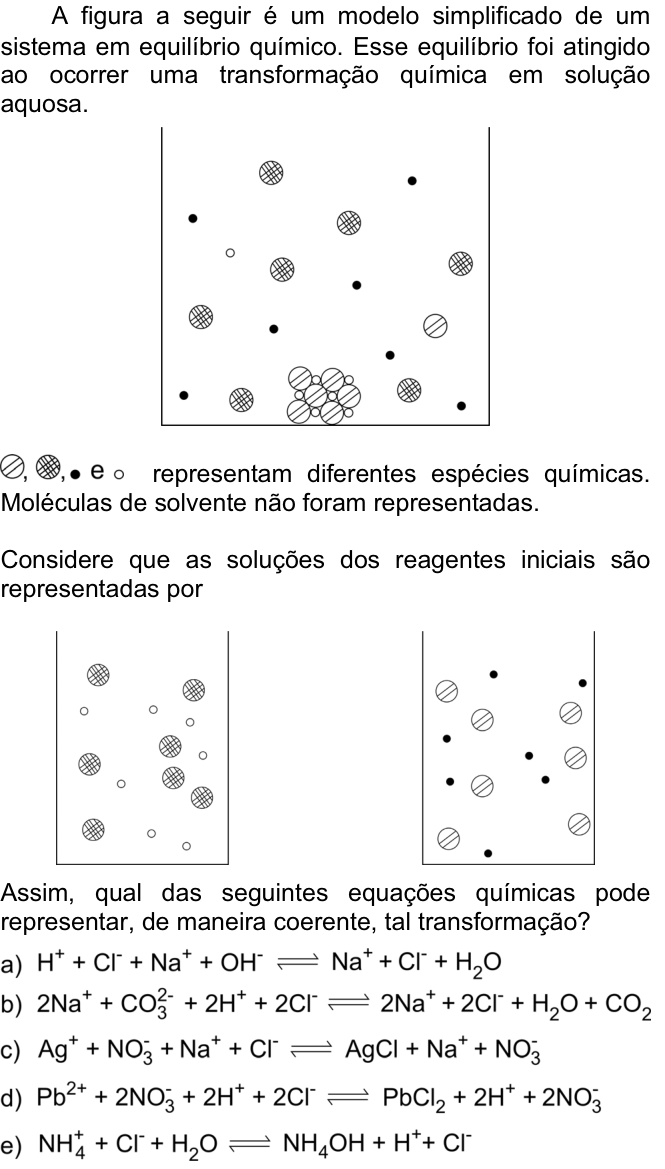 Questão 62 no caderno  da FUVEST 2009