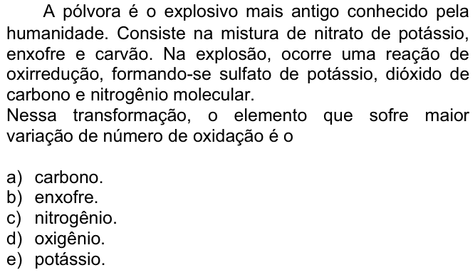 Questão 69 no caderno  da FUVEST 2009