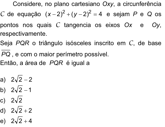 Questão 77 no caderno  da FUVEST 2009