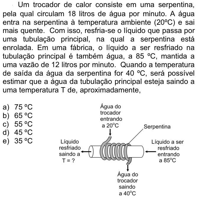 Questão 84 no caderno  da FUVEST 2009