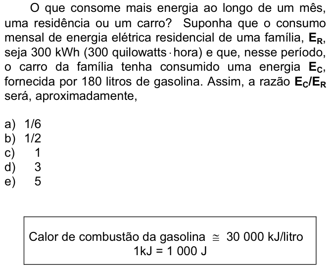 Questão 86 no caderno  da FUVEST 2009