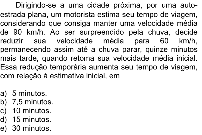 Questão 10 no caderno  da FUVEST 2008