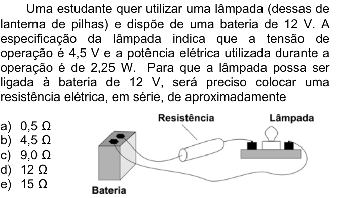 Questão 17 no caderno  da FUVEST 2008