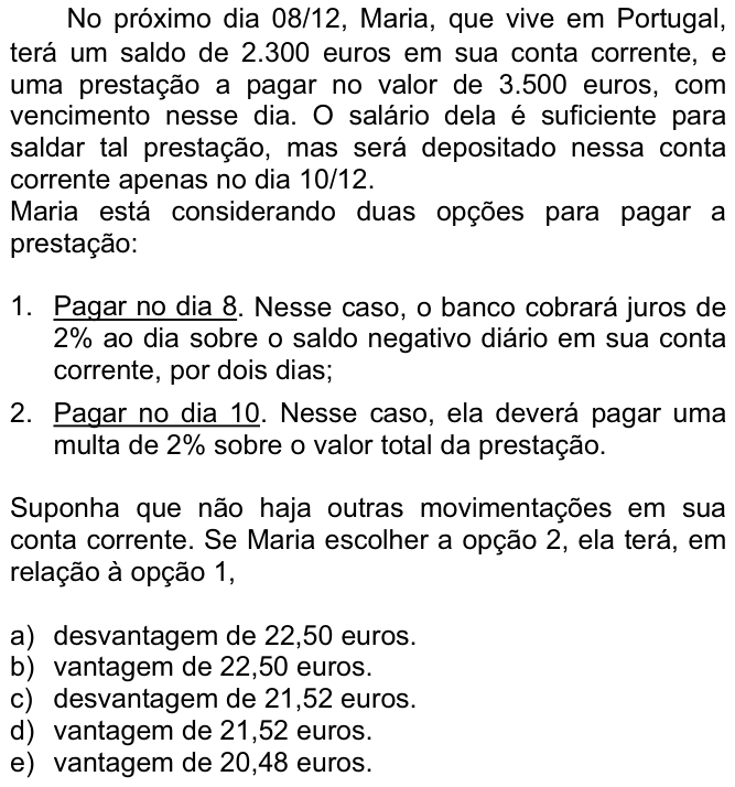 Questão 31 no caderno  da FUVEST 2008