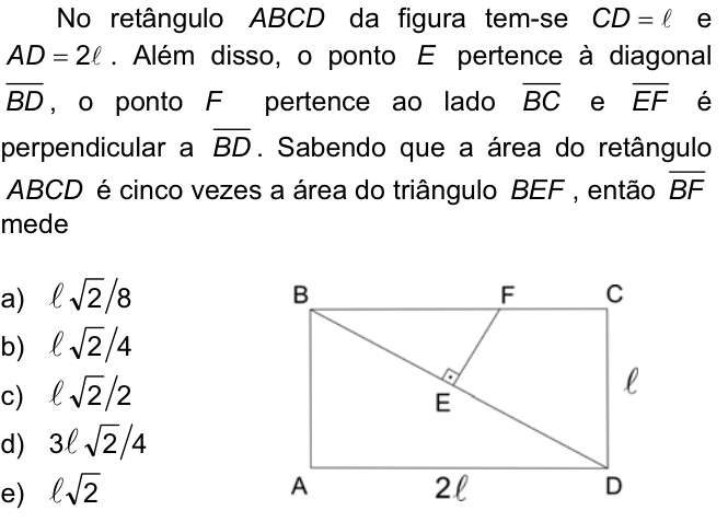 Questão 36 no caderno  da FUVEST 2008