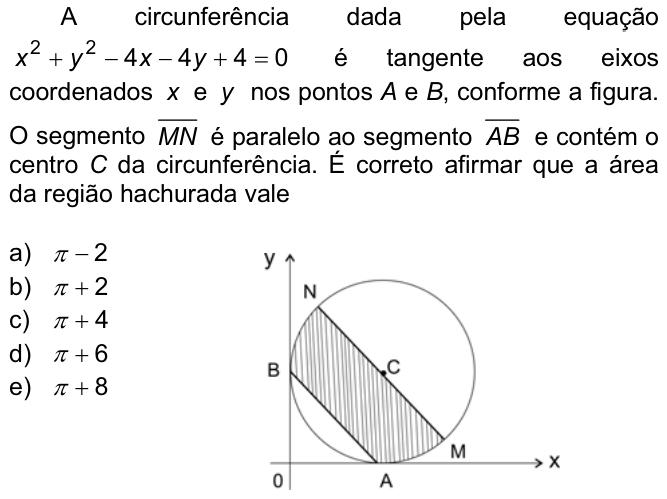 Questão 39 no caderno  da FUVEST 2008