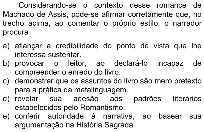 Questão 49 no caderno  da FUVEST 2008