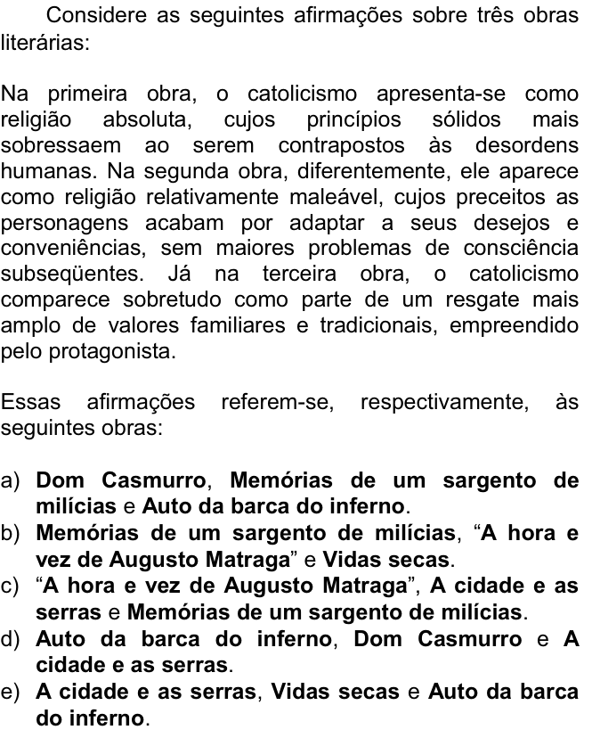 Questão 51 no caderno  da FUVEST 2008