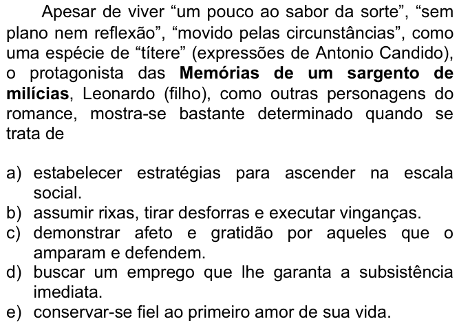 Questão 53 no caderno  da FUVEST 2008