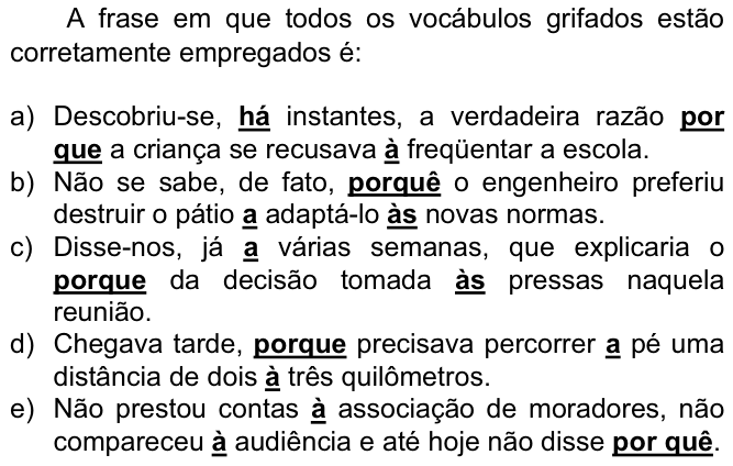 Questão 55 no caderno  da FUVEST 2008