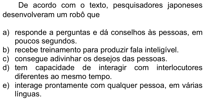 Questão 56 no caderno  da FUVEST 2008
