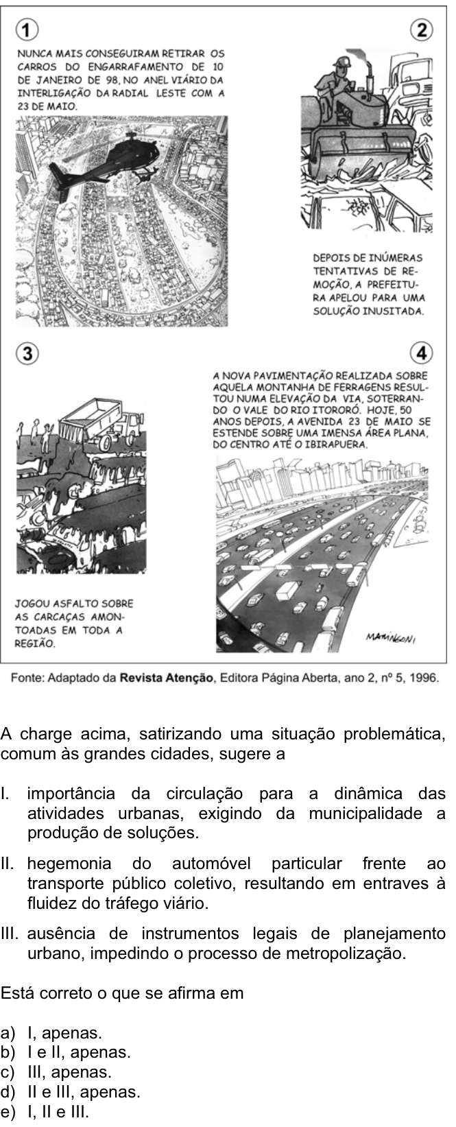 Questão 61 no caderno  da FUVEST 2008