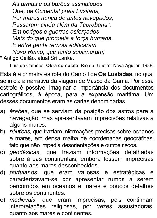 Questão 69 no caderno  da FUVEST 2008