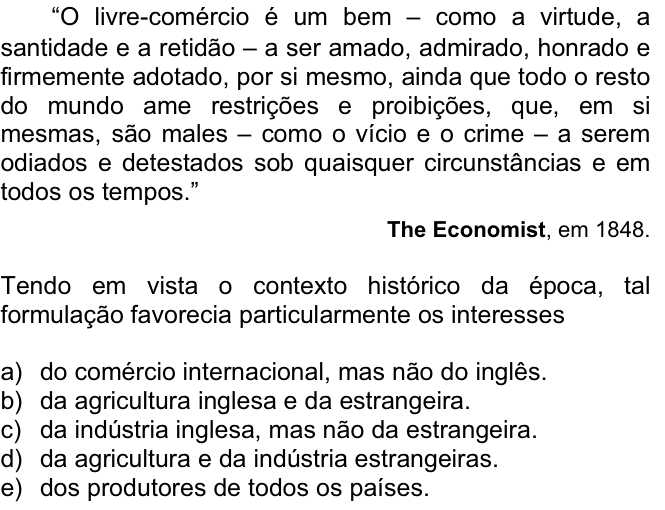 Questão 79 no caderno  da FUVEST 2008