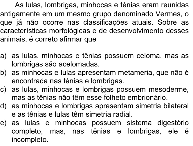 Questão 86 no caderno  da FUVEST 2008