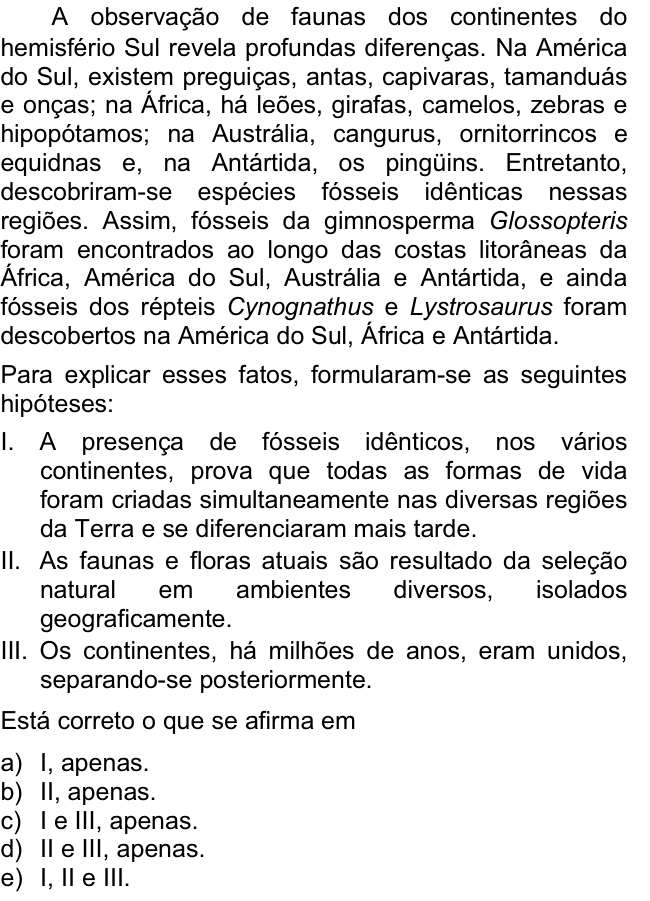 Questão 1 no caderno  da FUVEST 2007
