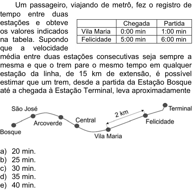 Questão 10 no caderno  da FUVEST 2007
