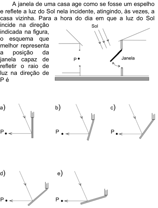 Questão 15 no caderno  da FUVEST 2007