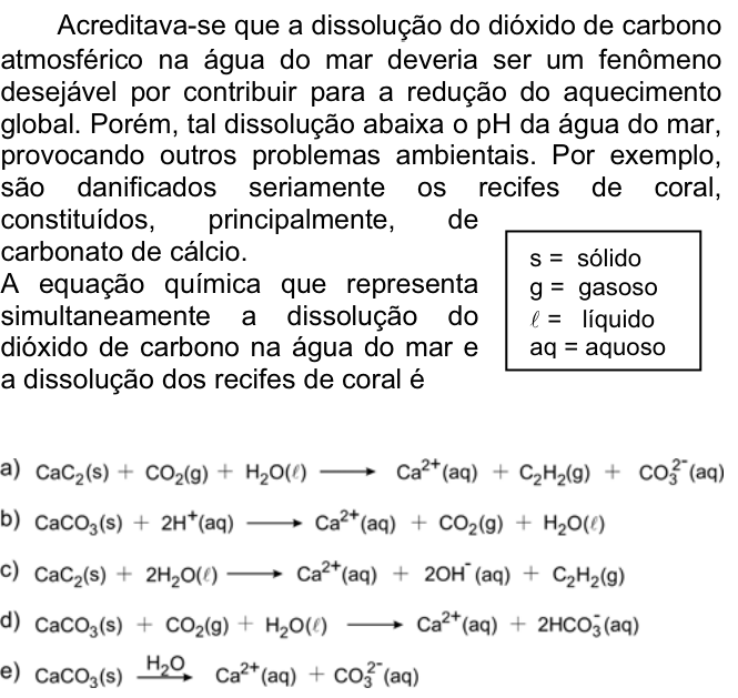 Questão 24 no caderno  da FUVEST 2007