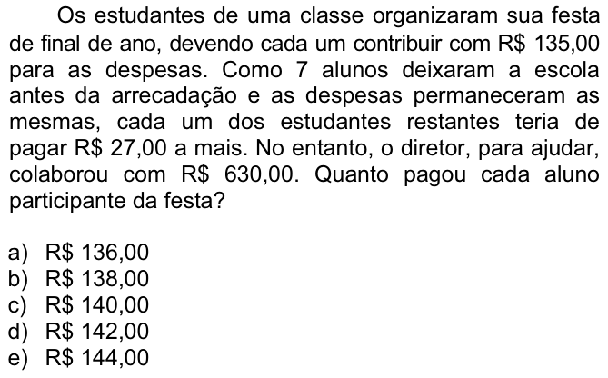 Questão 30 no caderno  da FUVEST 2007
