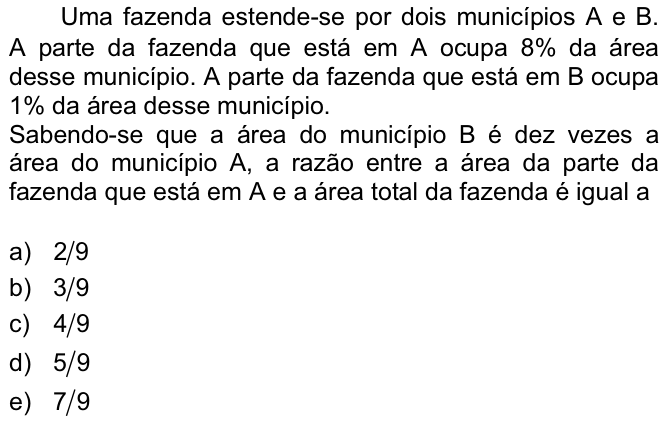 Questão 31 no caderno  da FUVEST 2007