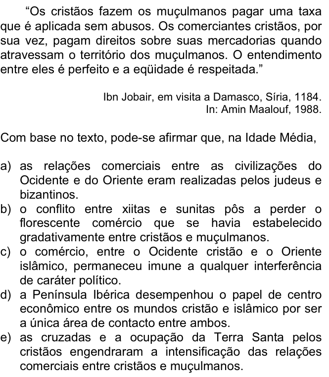 Questão 46 no caderno  da FUVEST 2007