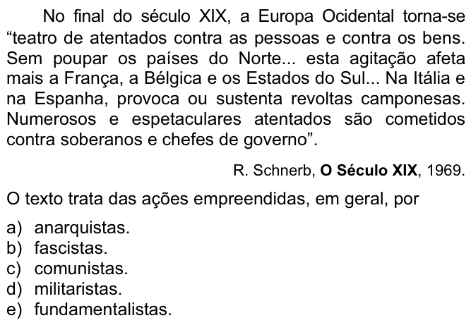 Questão 47 no caderno  da FUVEST 2007