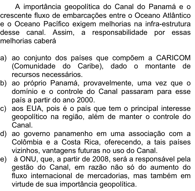 Questão 51 no caderno  da FUVEST 2007