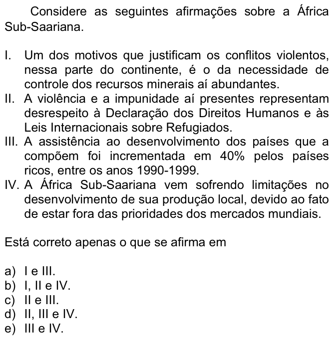 Questão 52 no caderno  da FUVEST 2007
