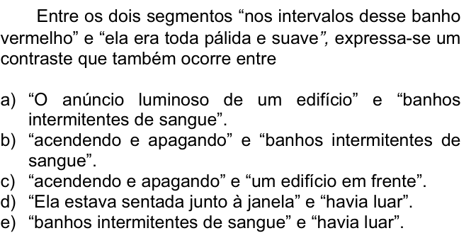 Questão 63 no caderno  da FUVEST 2007