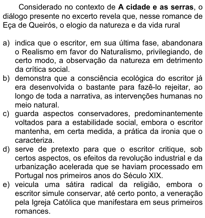 Questão 70 no caderno  da FUVEST 2007