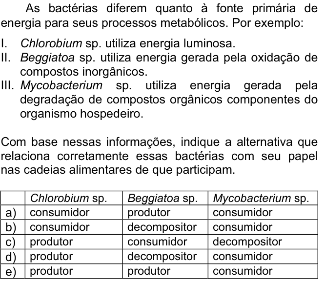 Questão 82 no caderno  da FUVEST 2007