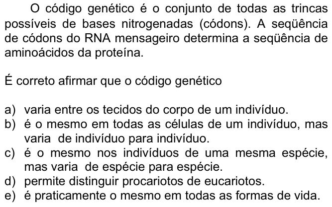 Questão 90 no caderno  da FUVEST 2007