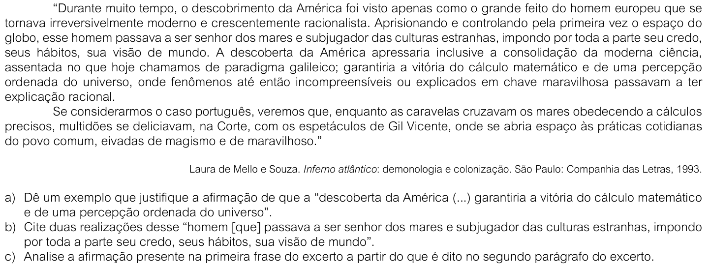 Questão H01 no caderno  da 2ª fase da FUVEST 2026