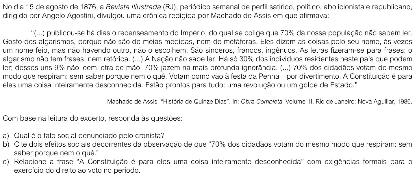Questão H02 no caderno  da 2ª fase da FUVEST 2026